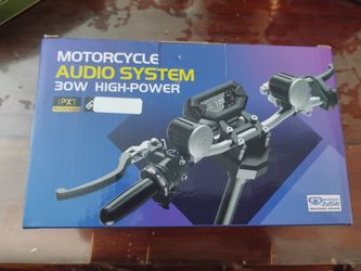 Motorcycle audio system 30W high power