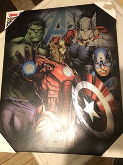 Avengers hanging poster