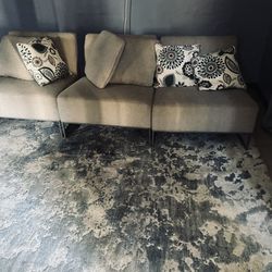 Sofa, Rug And Picture