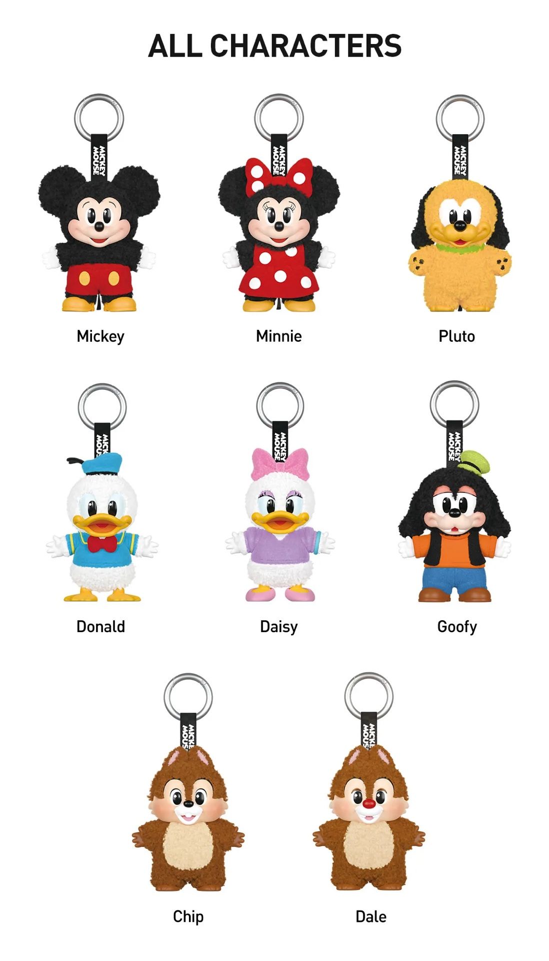 Mikey Family Plush Pendant
