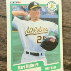 Mark McGwire Baseball Card