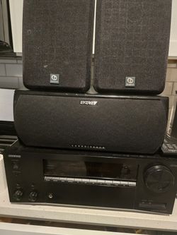 Onkyo 4k home Theater with Speakers/wires