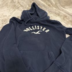 Hollister Women's Dark Blue Hoodie
