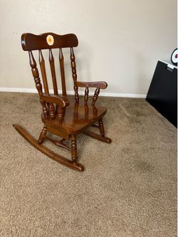 Vintage Child Size Rocking Chair