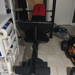 weight bench w weights