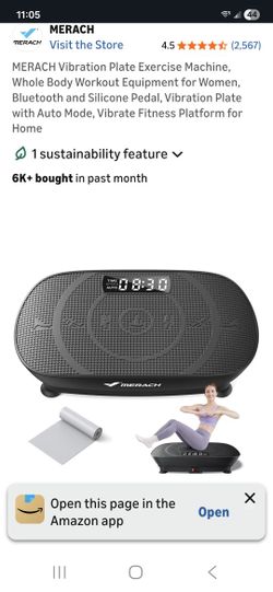 MERACH Vibration Plate Exercise Machine,