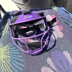 Youth softball face mask