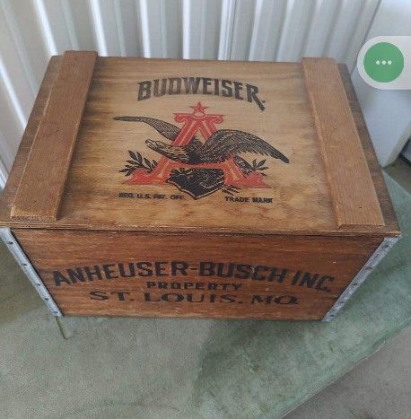 Vintage Budweiser Crate