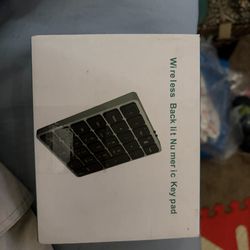 Wireless numeric keypad