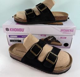 New Khombu Women's Sandals Ashville - Black