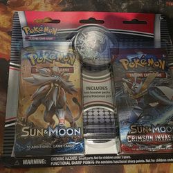 Pokémon TCG  Sun & Moon / Crimson Invasion Pin Pack Factory Sealed