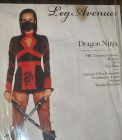 XL Dragon Ninja Costume from Leg Avenue