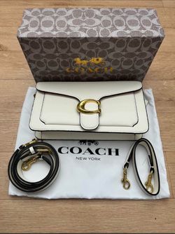 Coach Tabby Shoulder Bag in White