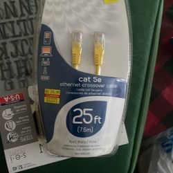25 Foot Cat5 Internet Cable New