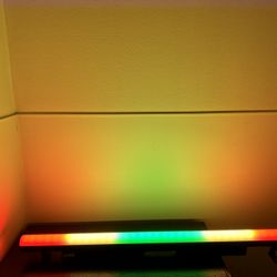 LED Stage Wash Light Bar 120W RGBW Light Bar Chasing Function 41 Static Colors & 56 Shows dmx controllable LED Beam Light for Wedding Church DJ Live E