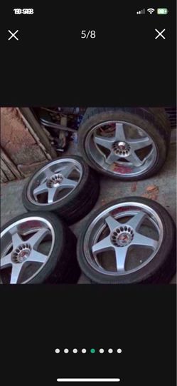 $1,200 Real Japanese JDM Sparco Wheels 5 X 114 From NSX Acura Fits Most Rear Wheel Drive