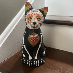 Clay Handpainted Cat