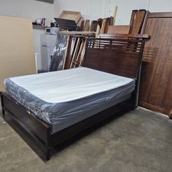 Queen Bed And Mattress 