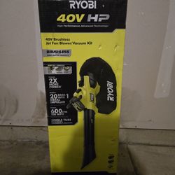 Ryobi 40V HP Brushless Cordless Leaf Blower/Mulcher/Vacuum