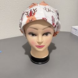 Bran new 25 PCS Adjustable Christmas Cap with Elastic Bouffant Hats with Print for Women Men, One Size