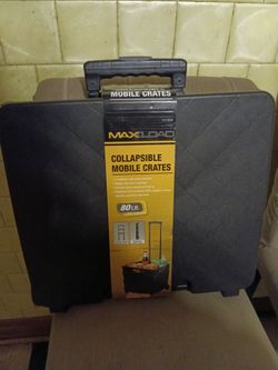 Folding crate shopping cart set of two only $42