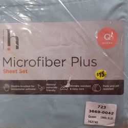 New Microfiber Plus Queen Size Sheets