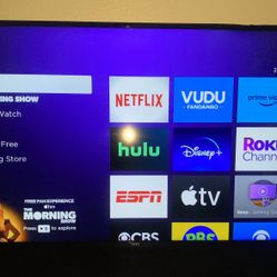 43 Inch ROKU Tv With Remote 