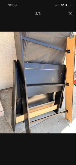 Twin bed frame and base