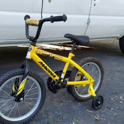 New Kids 16" Kids Bike With Removable Training Wheels.