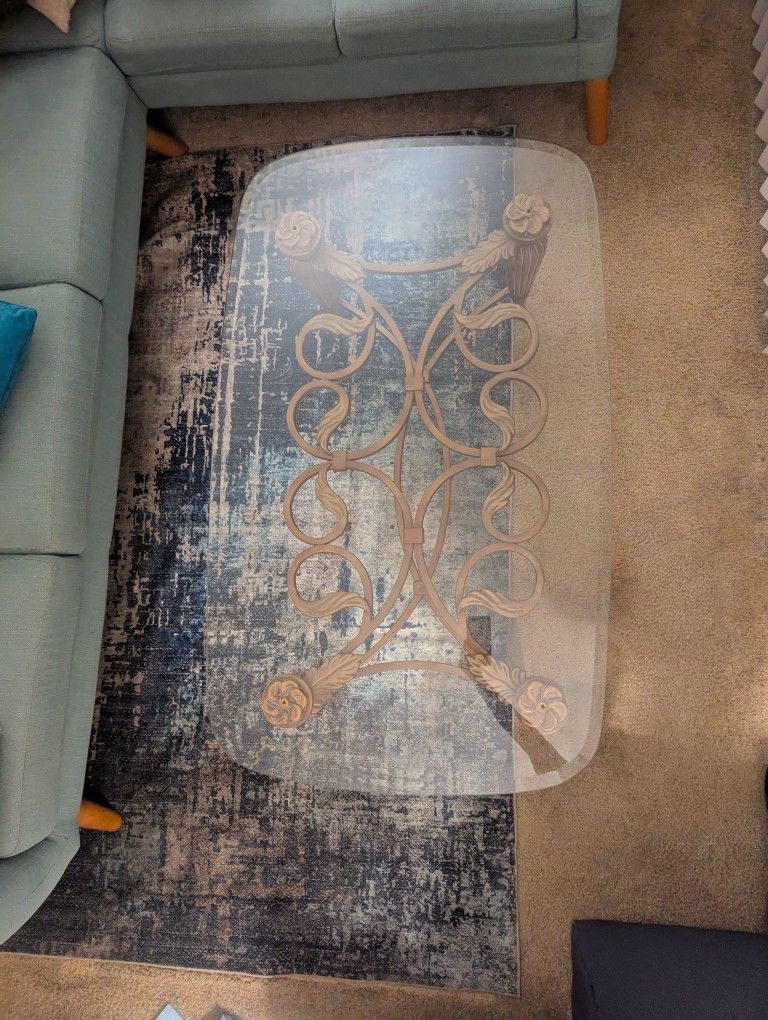 Glass Top Coffee Table