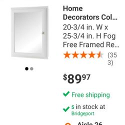 Home Decorators Collection  21 Inch Medicine Cabinet