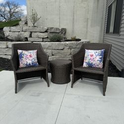 Patio Chairs And Table 