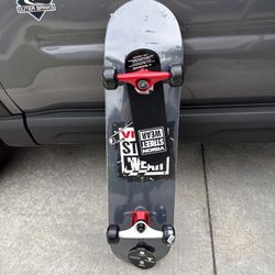 Vision Street Wear 31” Skateboard Complete 7.75 Deck ABEC 5 Red Trucks New