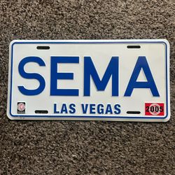 SEMA SHOW 2005 License Plate