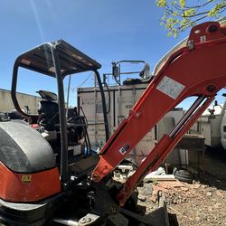 2022 Kubota KX71-3 mini Excavator