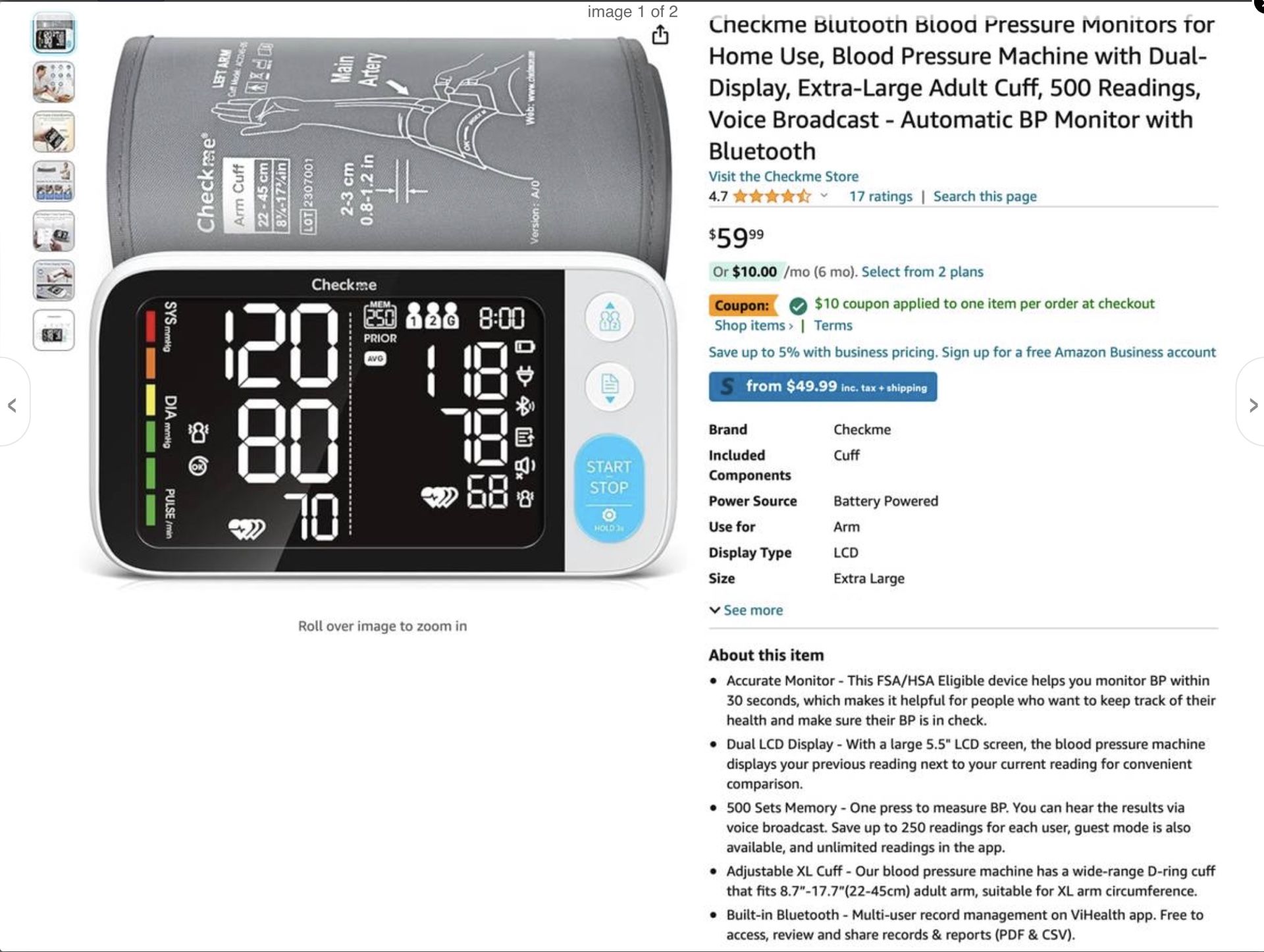 NEW Bluetooth Blood Pressure Monitor