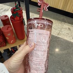 Starbucks Pink Holiday Tumbler