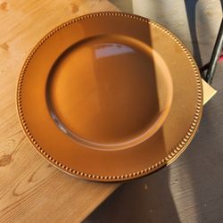 Gold Party Plastic Plates 