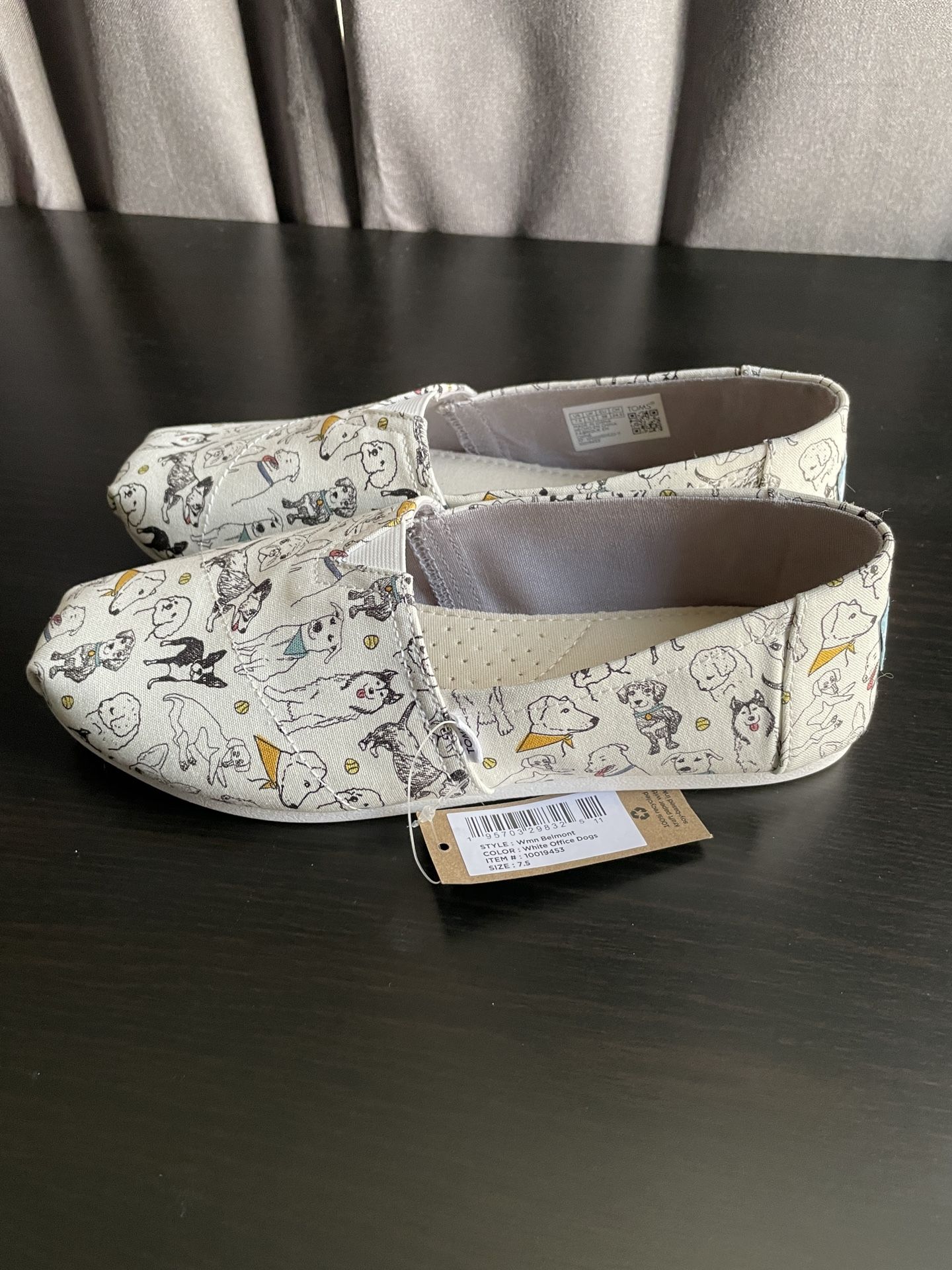 TOMS Dog Slip On Shoes $25