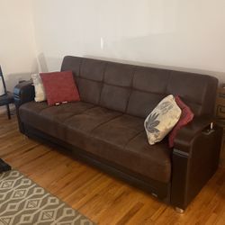 Brown Couch, ~7x2.5ft