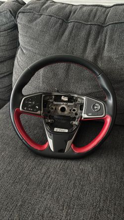 Honda civic type R 2017-2021 leather steering wheel