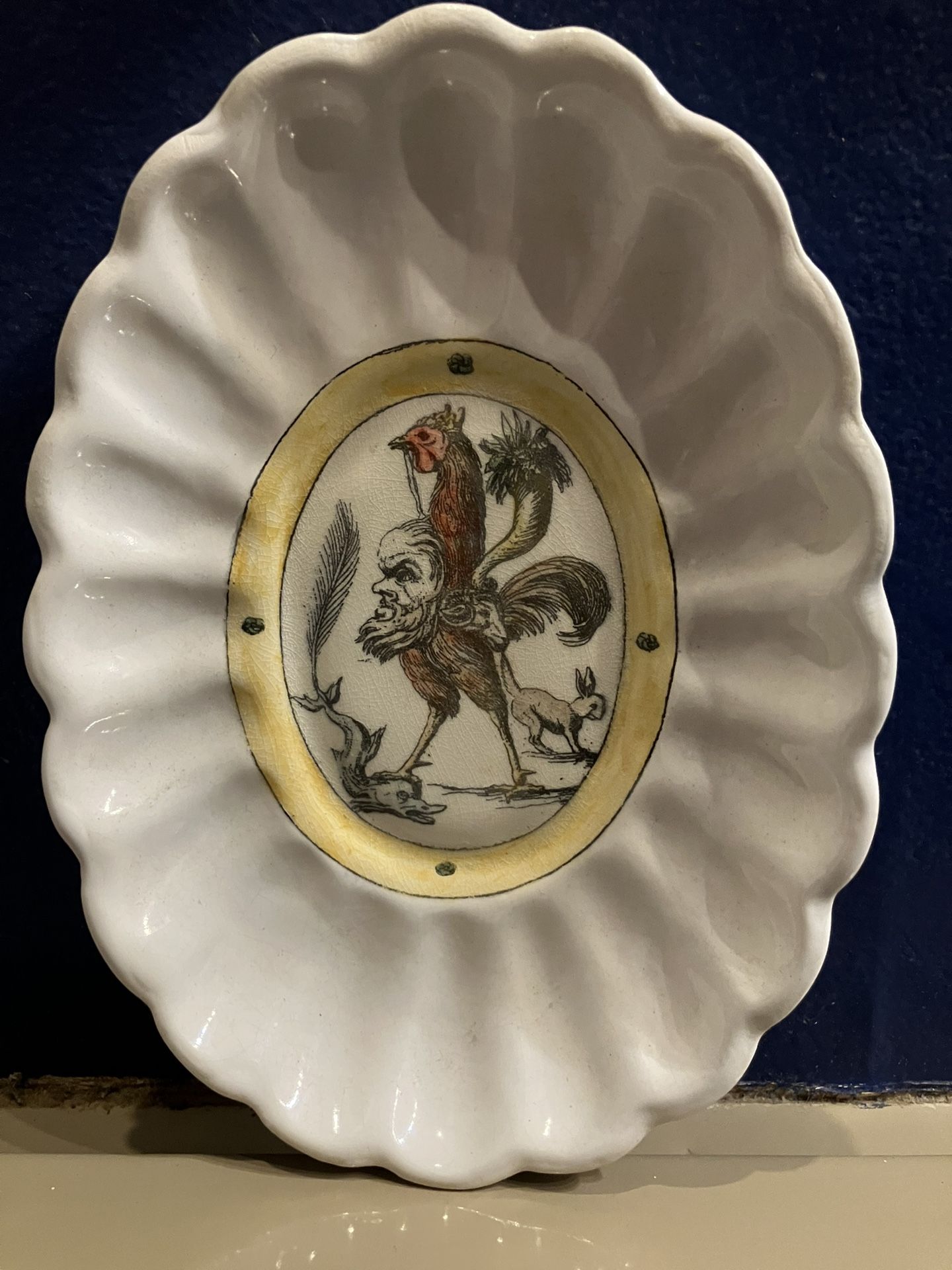 Vintage WANDERLUST CERAMICS Decorative Plate - Collectible Artisan Kitchenware