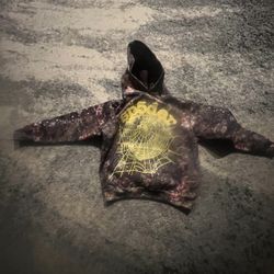 Camo Sp5der Hoodie Size Small