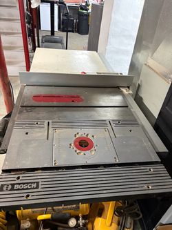 Bosch/Delta table saw/router combo