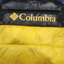 Columbia Black N Yellow Vest  Large