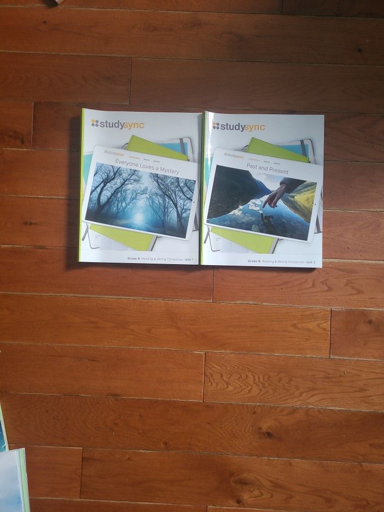 Unit 1 and 2, Grade 8, Studysync RELA Books