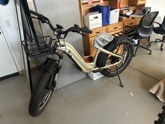 Fat Tire Electric Bike with Front and Rear Racks
