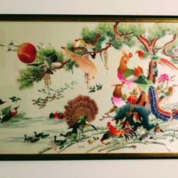  Asian Silk Embroidery $120