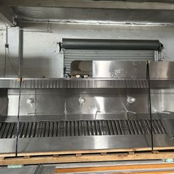 11x4 ft Restaurant Hood With Grease exhaust 