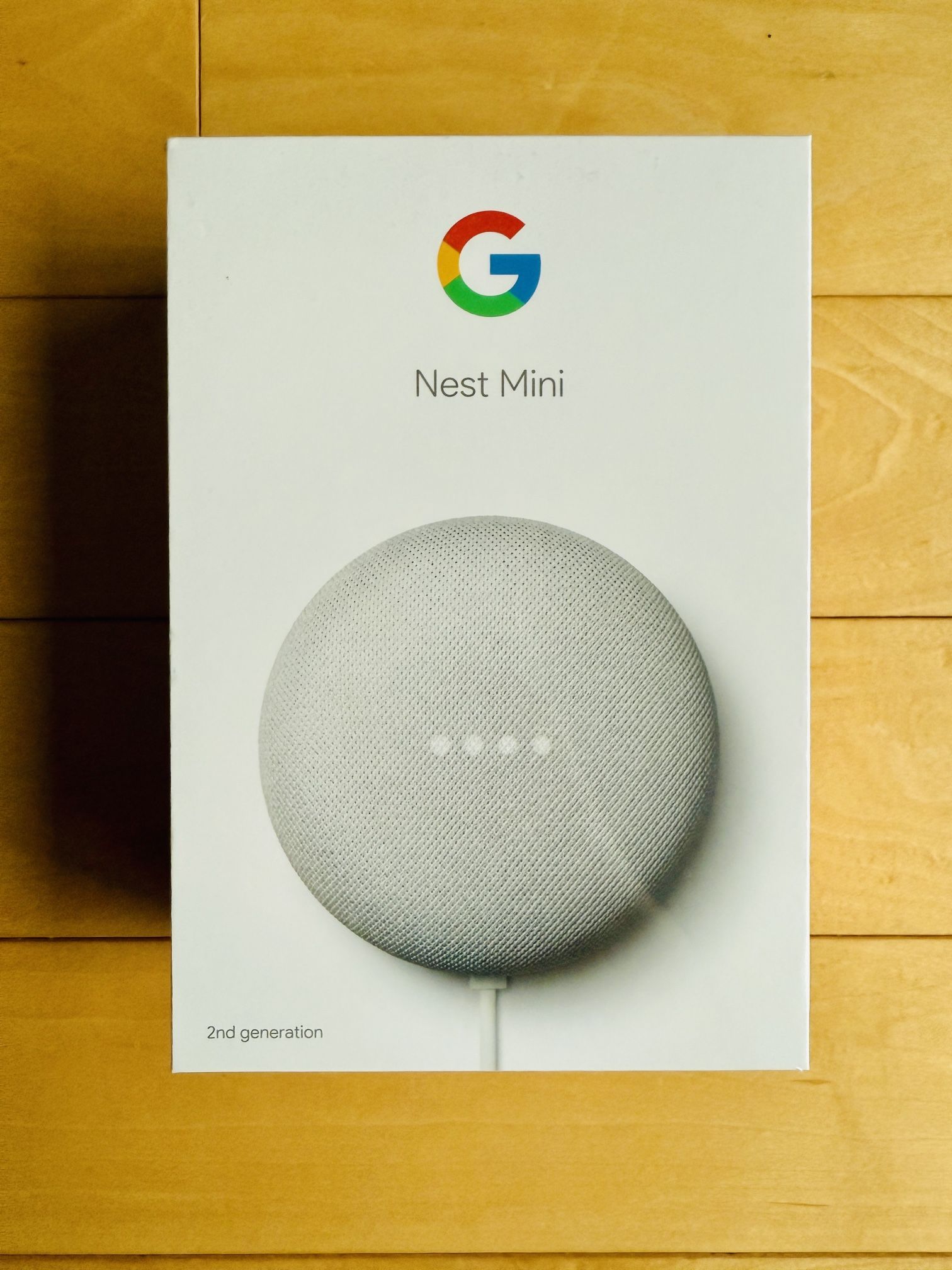 Google Nest Mini 2nd Gen - Bluetooth Speaker (Light Gray)